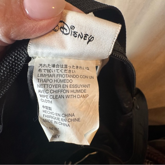 Vtg 90s Disney World Character Letters Embroidered Zipper Tote Bag Logo vintage - Picture 8 of 14